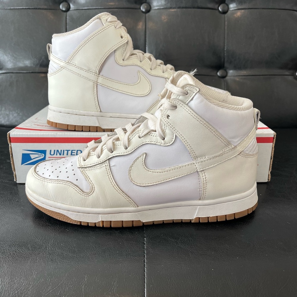 Nike Dunk High Sail‎ Gum